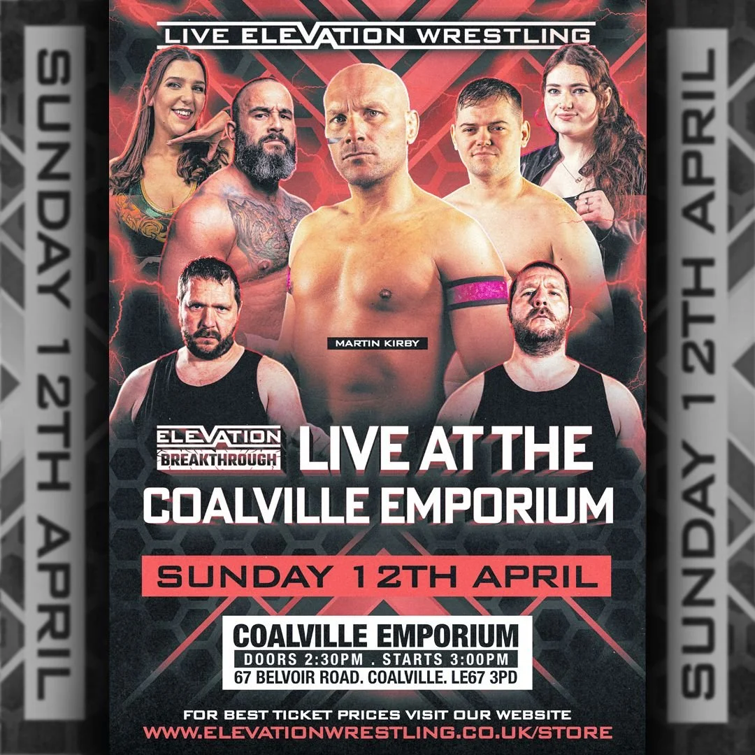[Front Row Add-on] Live Wrestling in Coalville on 12 April 2026