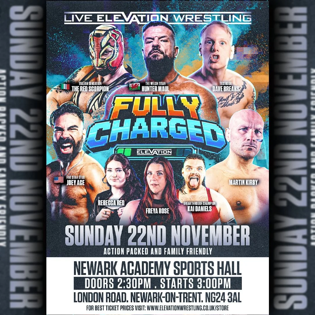 Live Wrestling in Newark on 22 November 2026