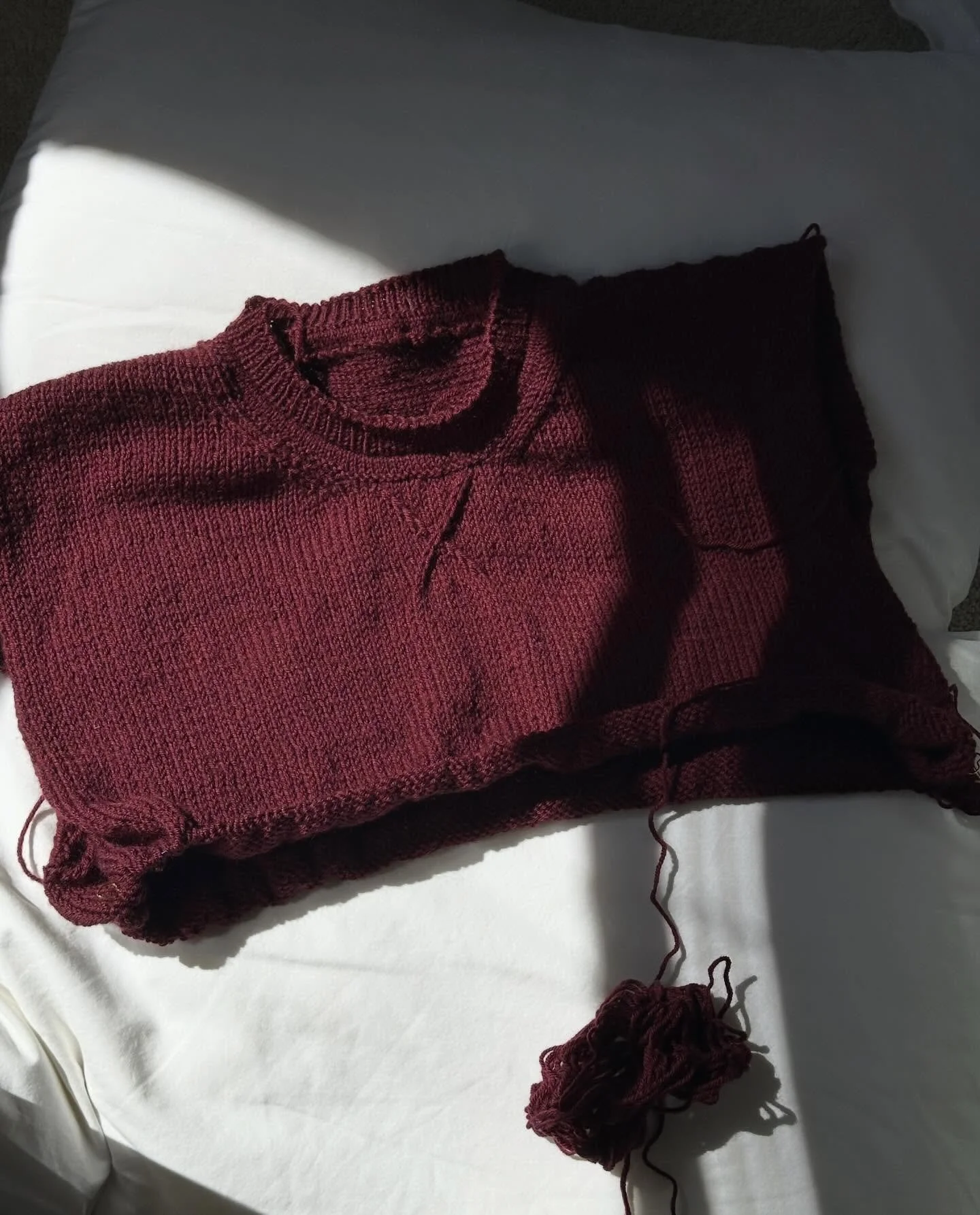 finally finding my knitting mojo again ✨ in love with all the details in the #beyondbasicsweatshirt! the details make this project so engaging and fun to knit

this is my second time knitting this pattern &amp; i&rsquo;m already scheming about making