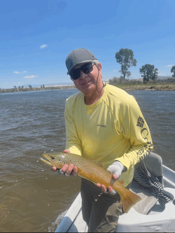 Nick and his crew on their first Wyoming dry fly trip