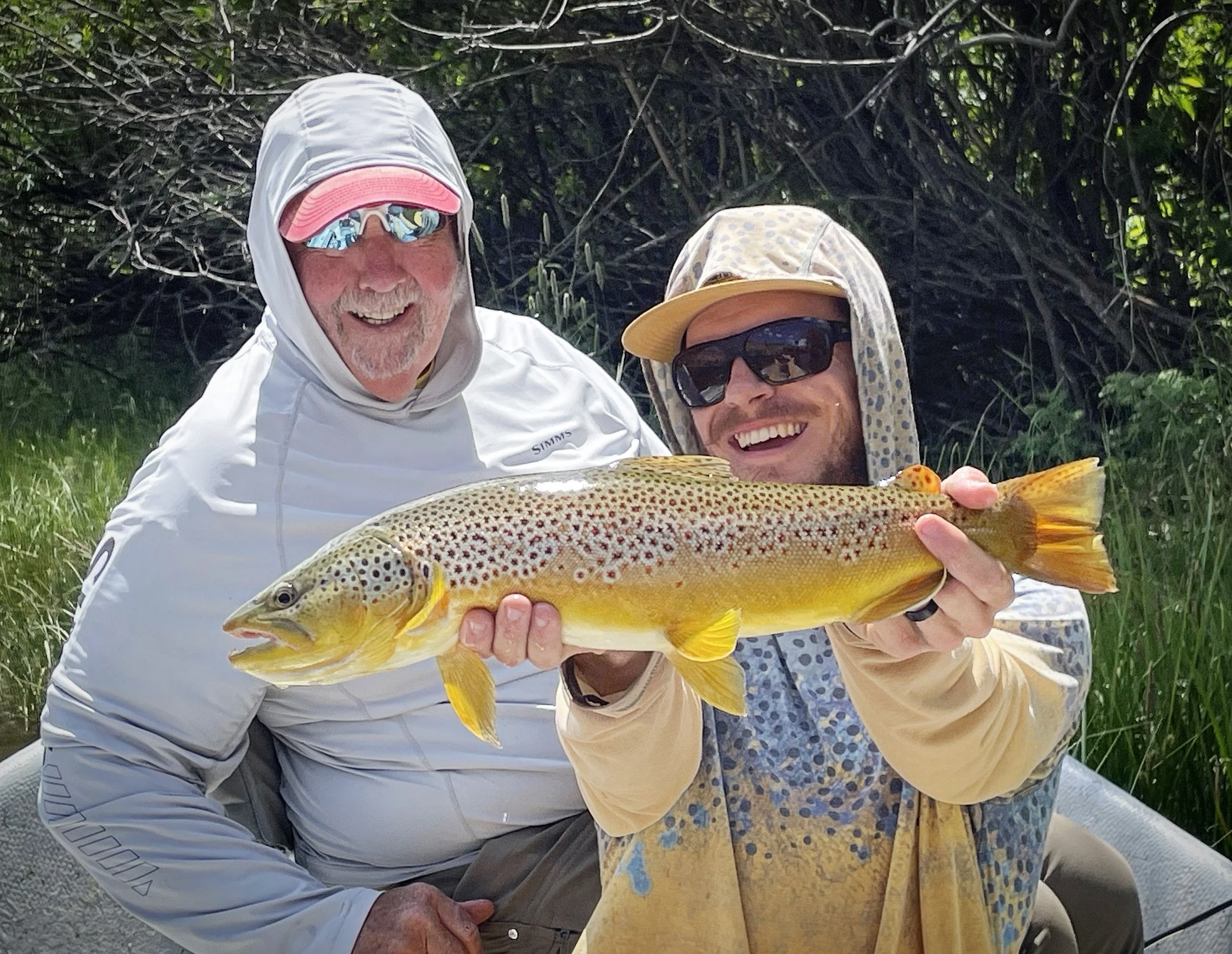 Bill from TX spent a few weeks fishing with us in WY…