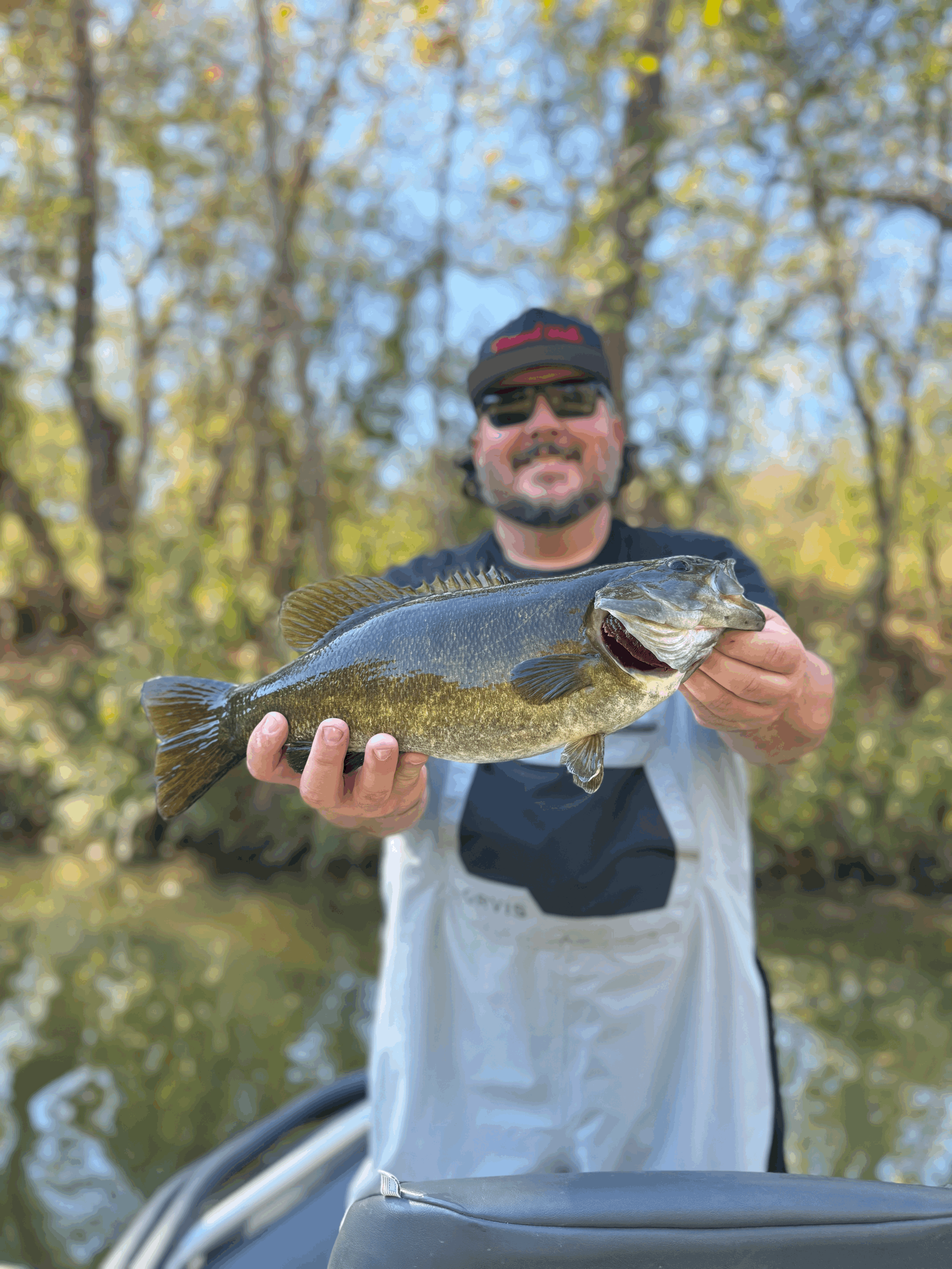 Can’t beat a trophy Smallmouth bass on the fly!