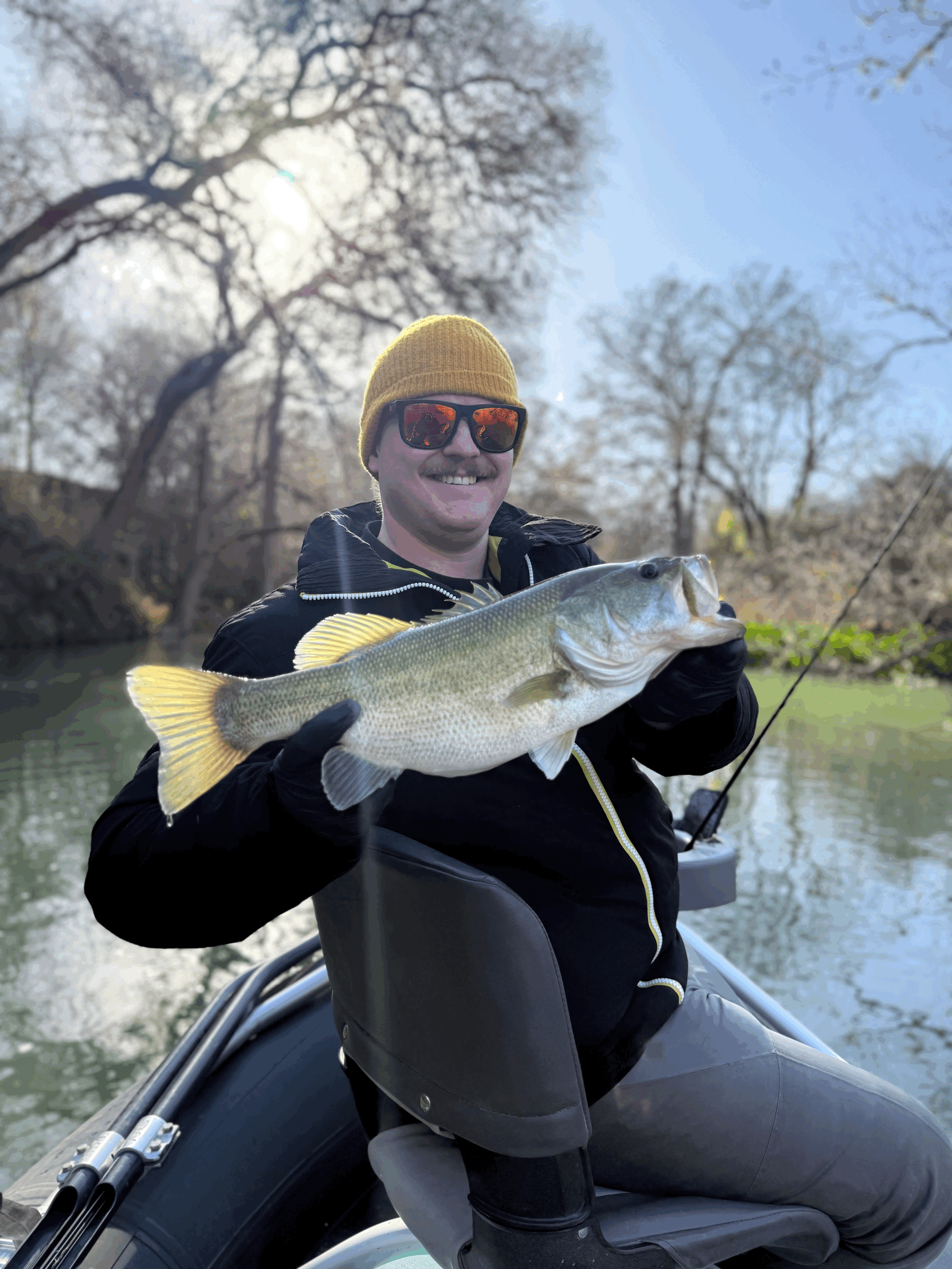 Trophy winter Largemouth bass…