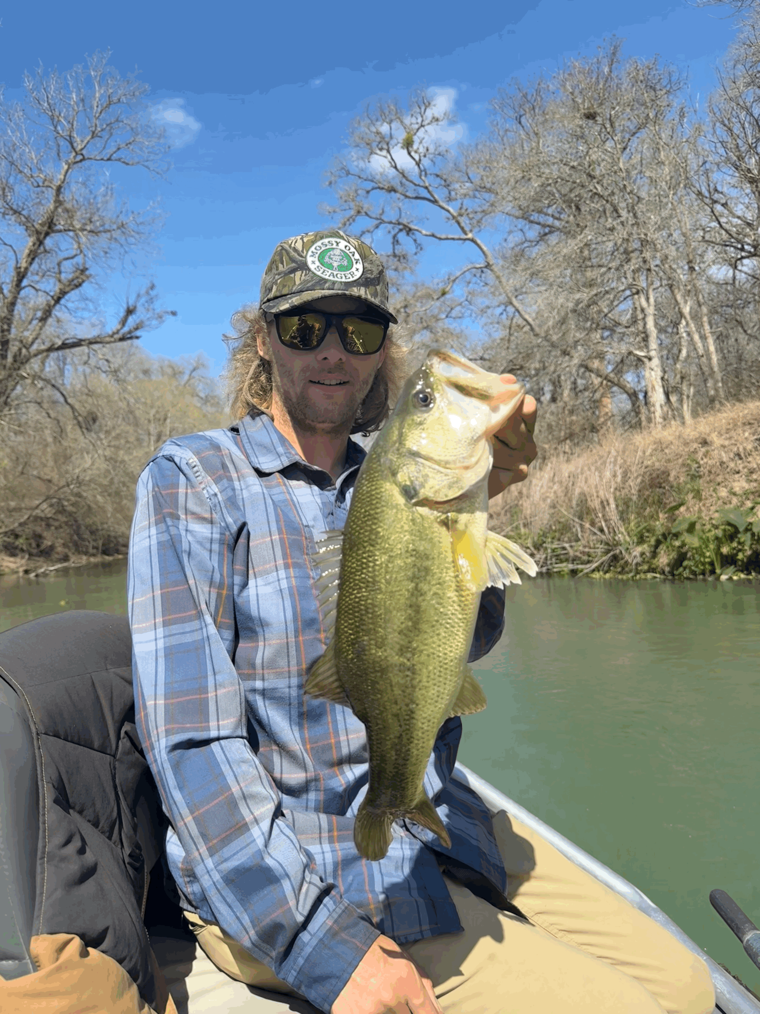 When he’s not guiding, he’s on the water staying dialed..