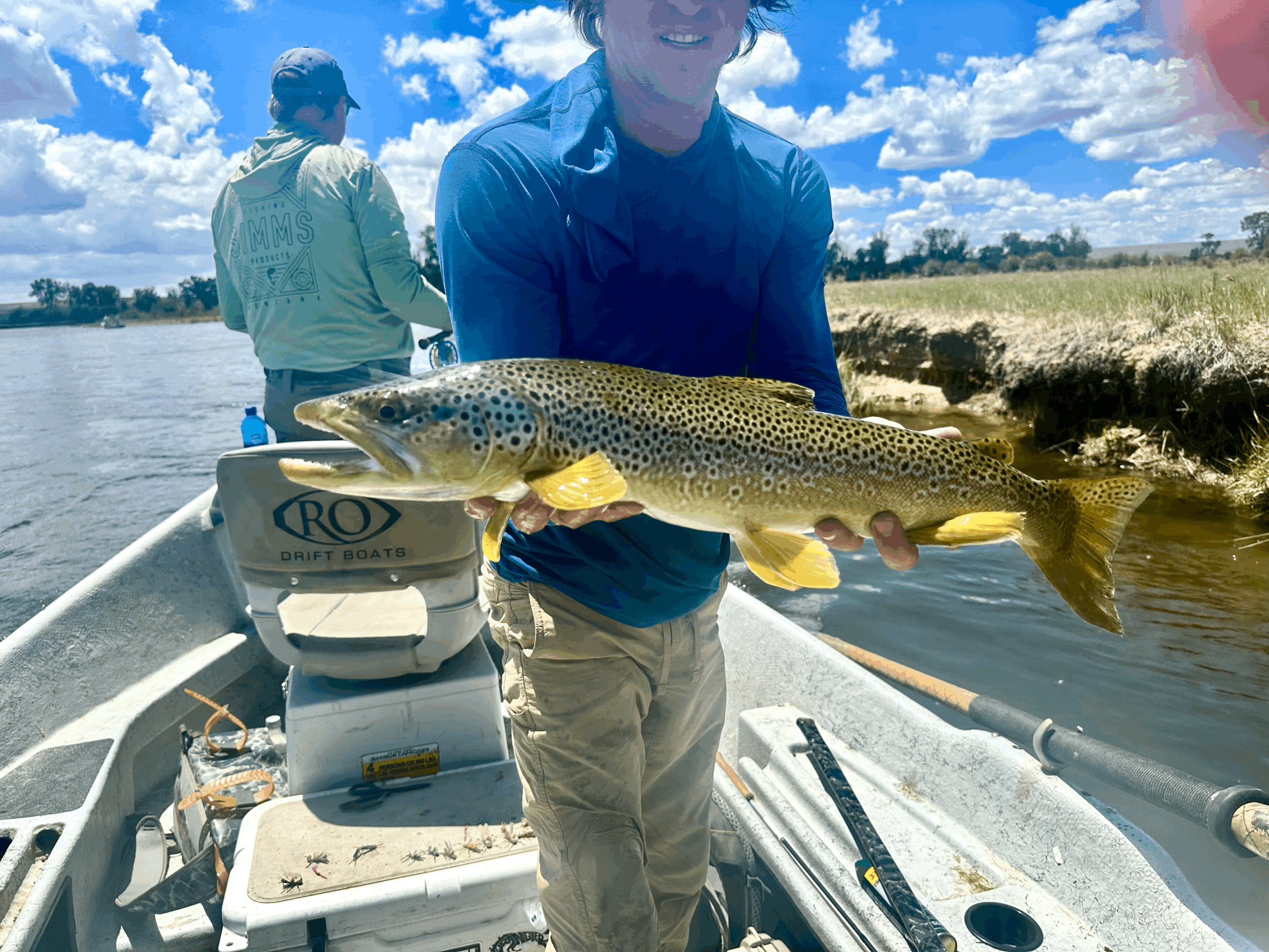 Gerald and crew came back to Wyoming for more BIG BROWNS..