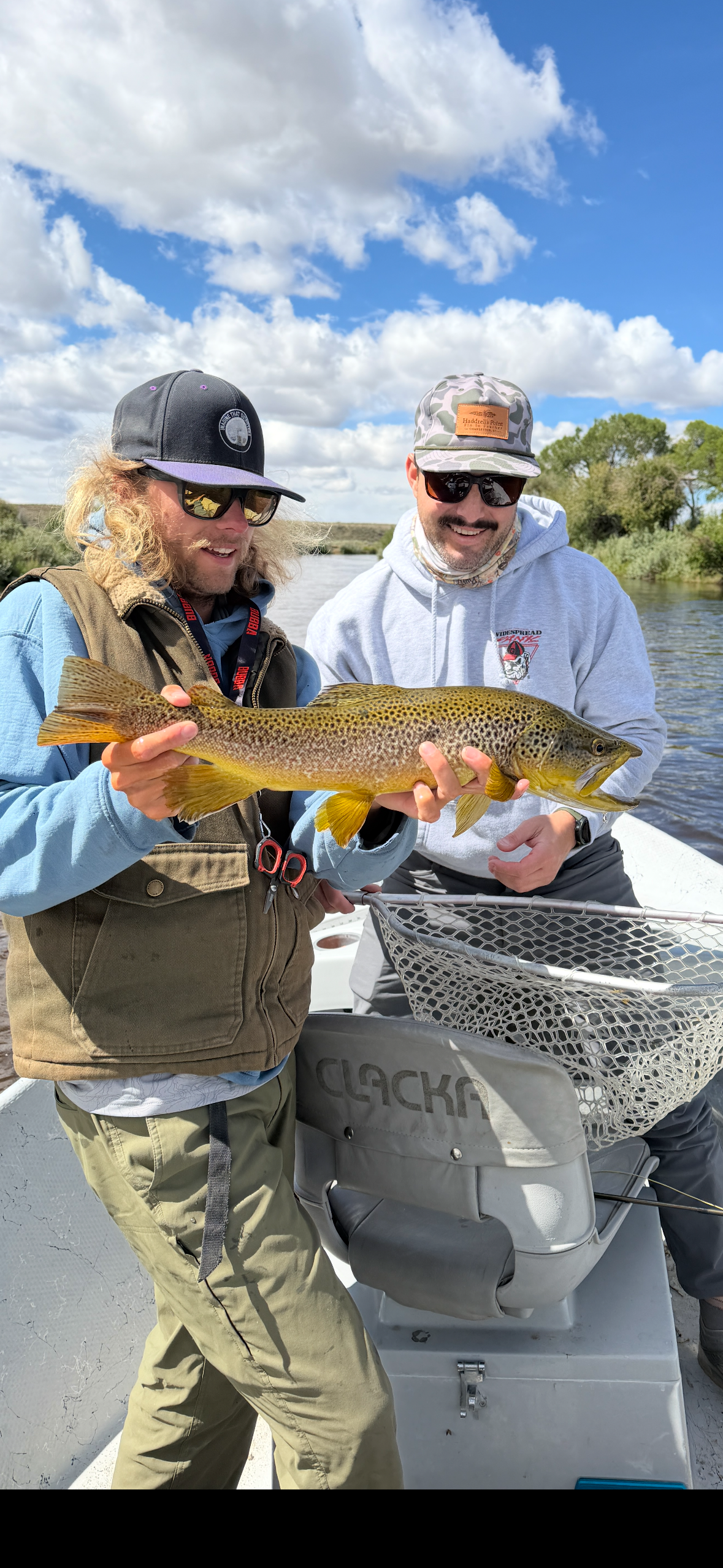 Kevin found some gold in the New Fork river…