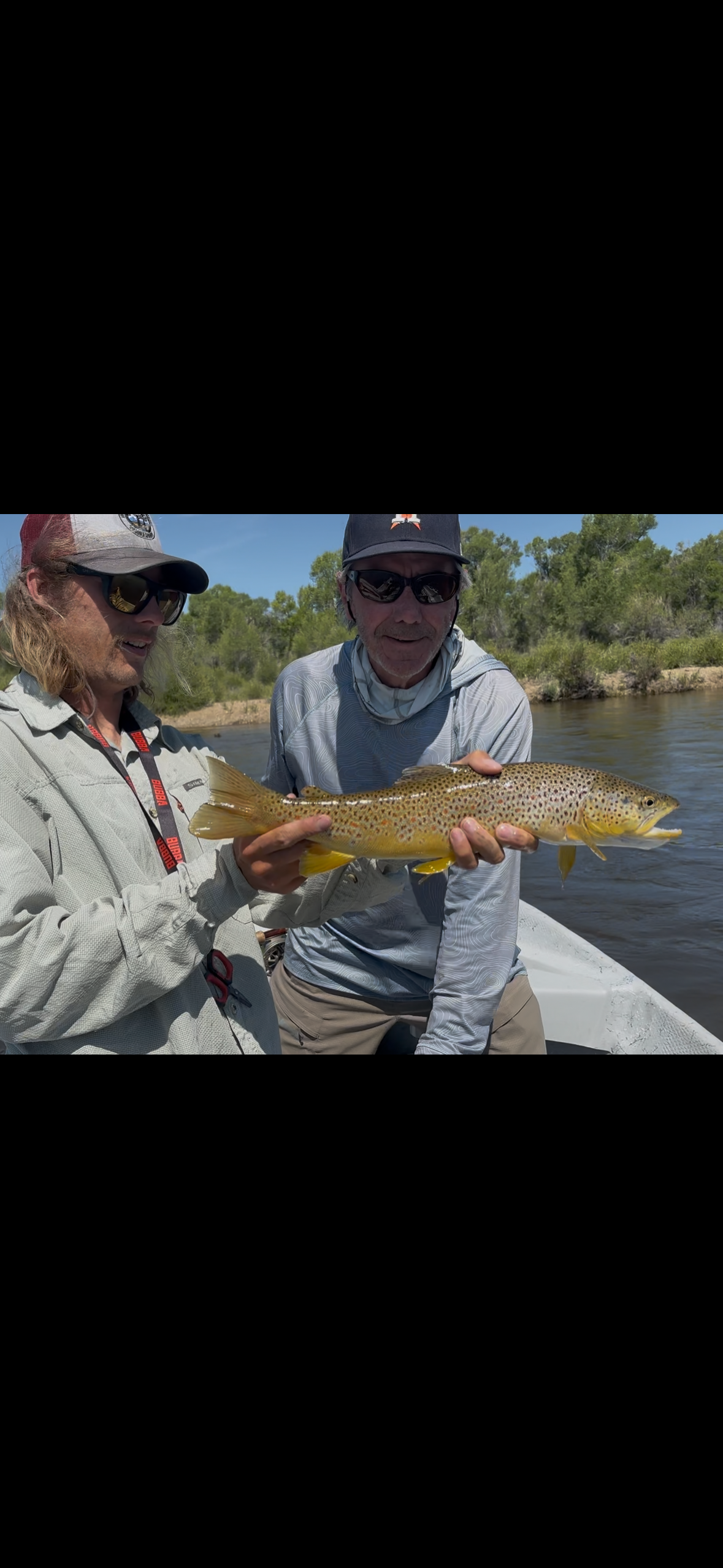 Trophy Brown trout Pinedale Wyoming