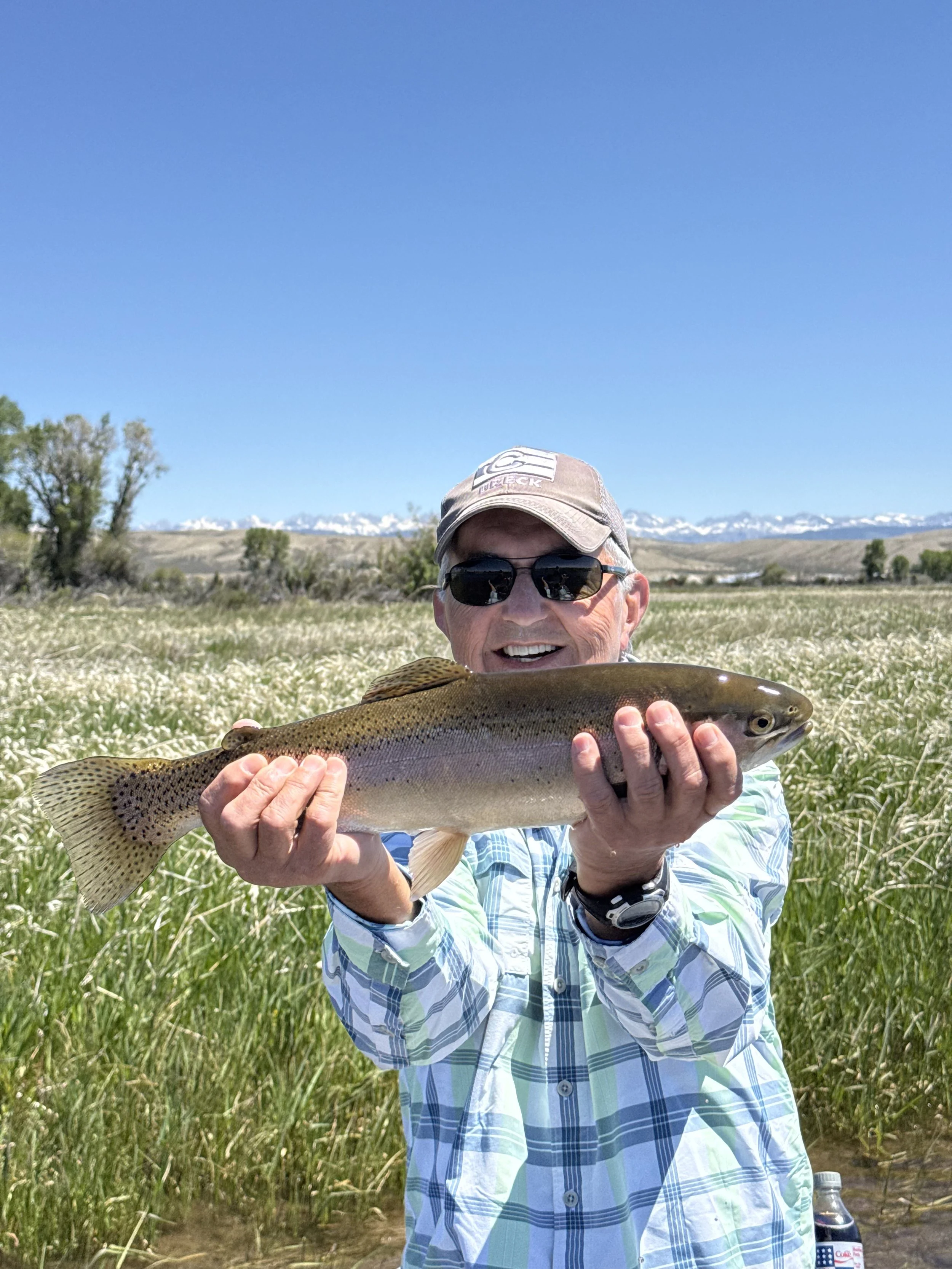 Trophy Green river Rainbow trout in Wyoming