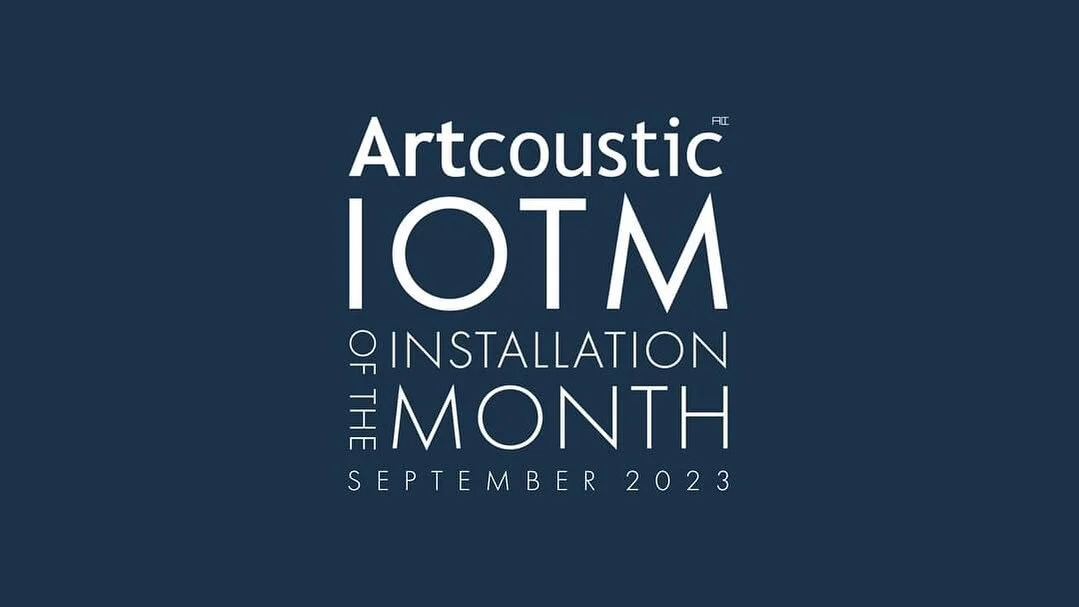 We’ve only gone and won the @artcousticloudspeakers ‘Installation of the Month’! Thanks for the honour, guys!