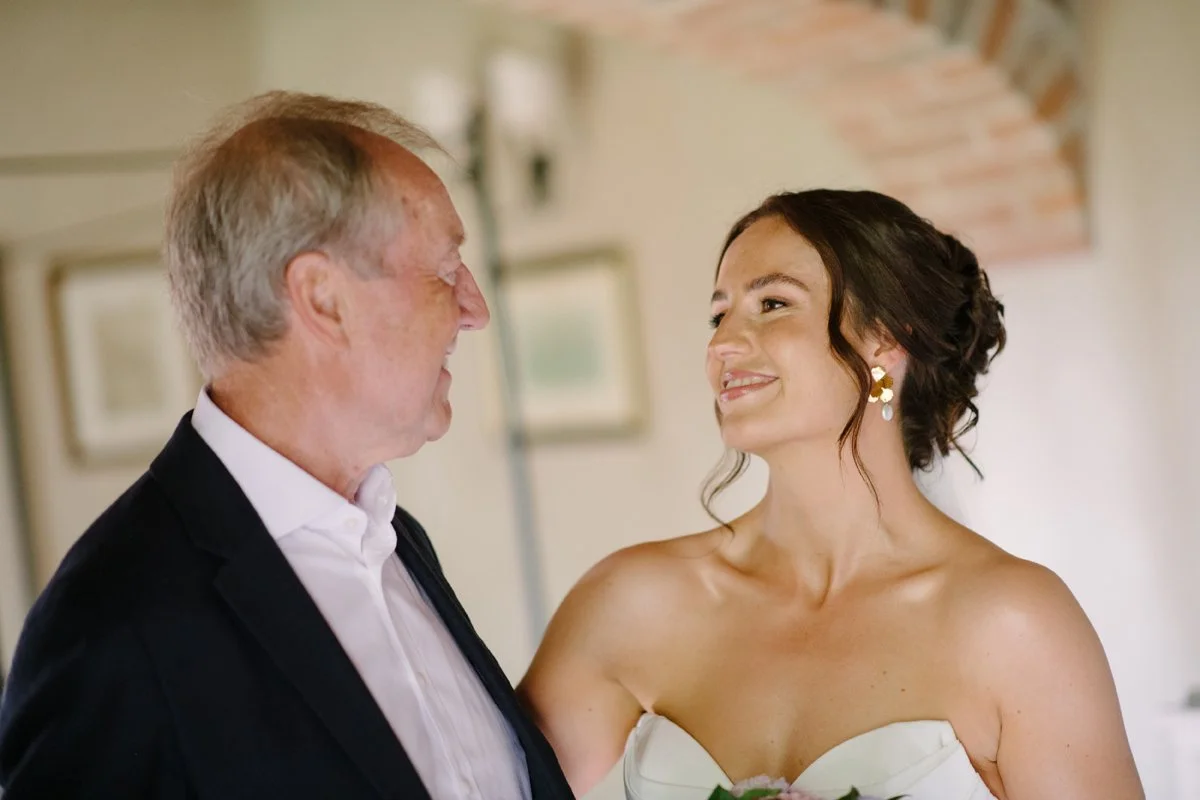 bride with her father