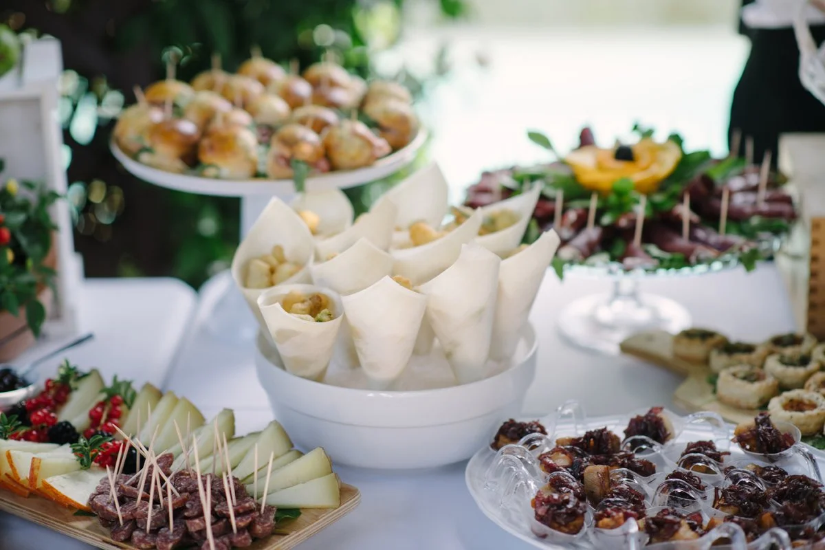 Tuscany wedding food at Casa Cornacchi