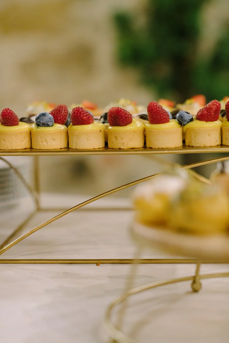 wedding food at Casa Cornacchi