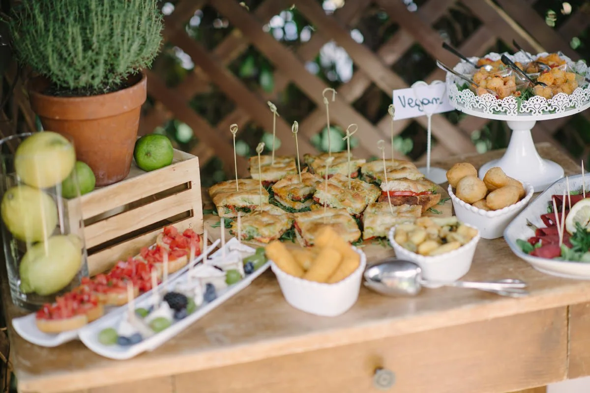 Italian wedding food