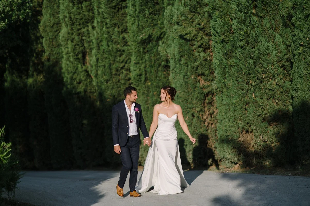 Couple shoot at Italian wedding venue