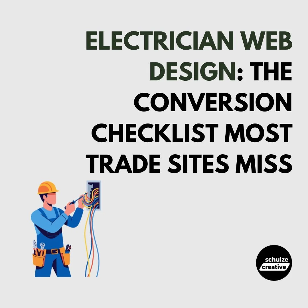 Electrician Web Design: The Conversion Checklist Most Trade Sites Miss