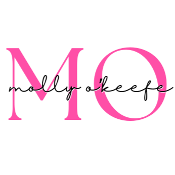 Pink and black text reading "My akeep" with a decorative cursive overlay.