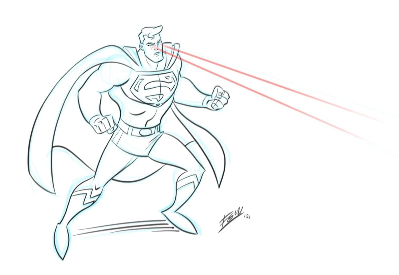 Superman Animated Style Dootlz Dec 16 2021 .jpg
