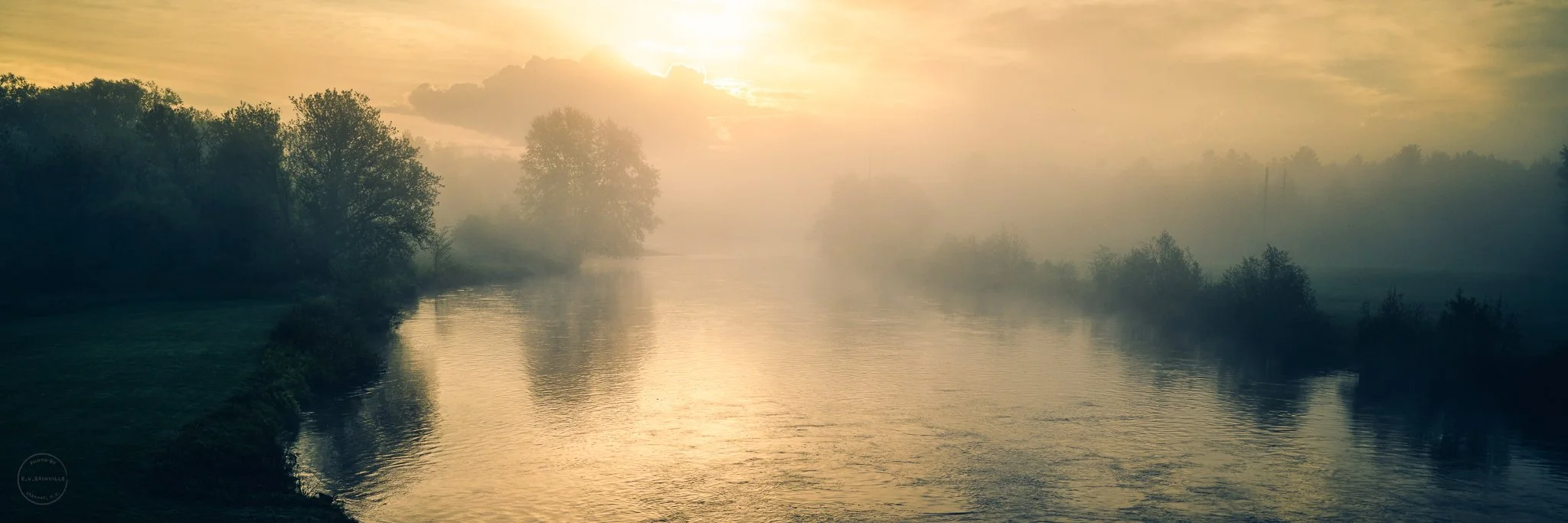 Saranac river at Saranac Lake