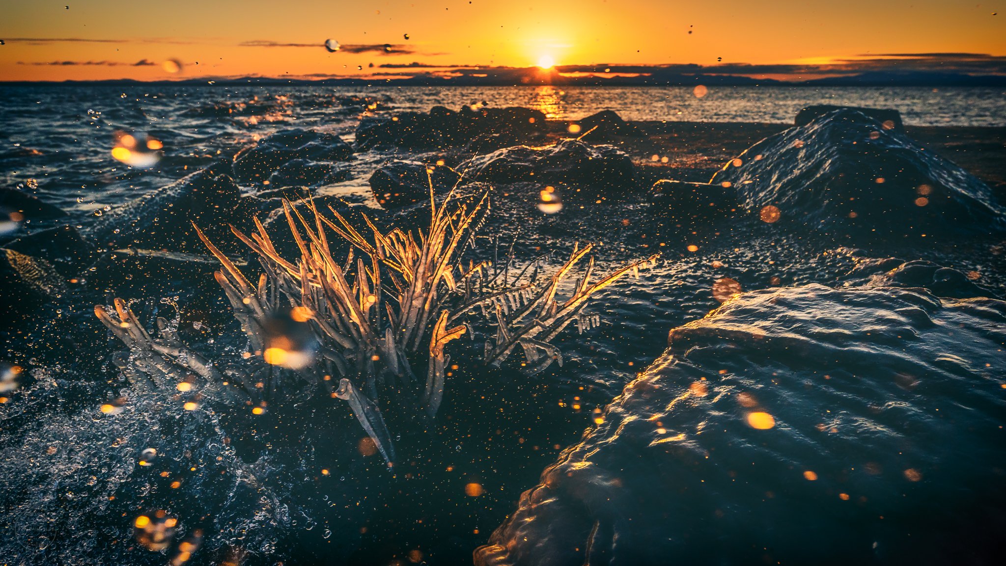 splash splash on Lake Champlain