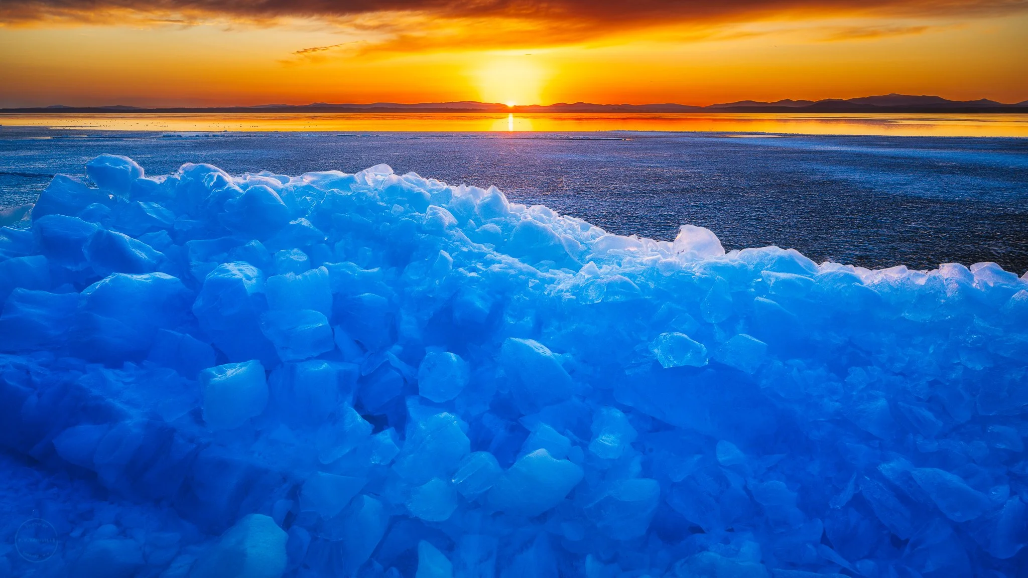 ice and Lake Champlain