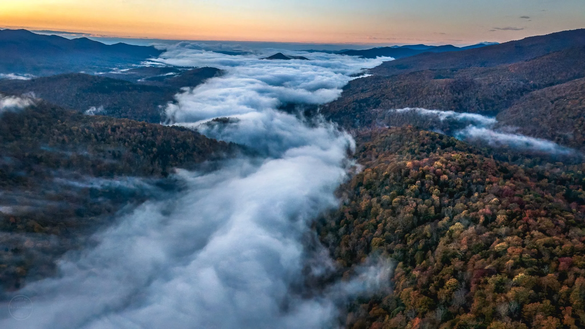valley clouds in Granville, VT