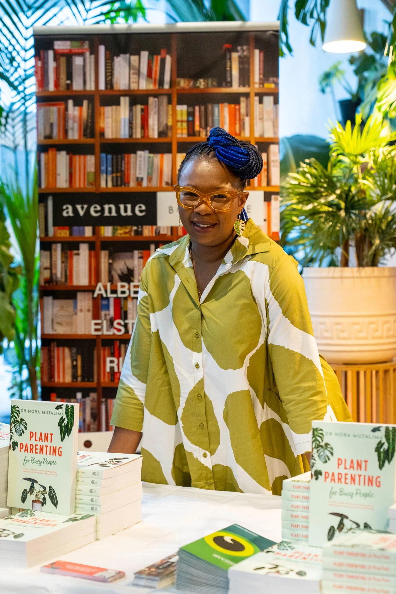 Author Nora Mutalima at her 'Plant Parenting' book launch Botanica Sth Yarra