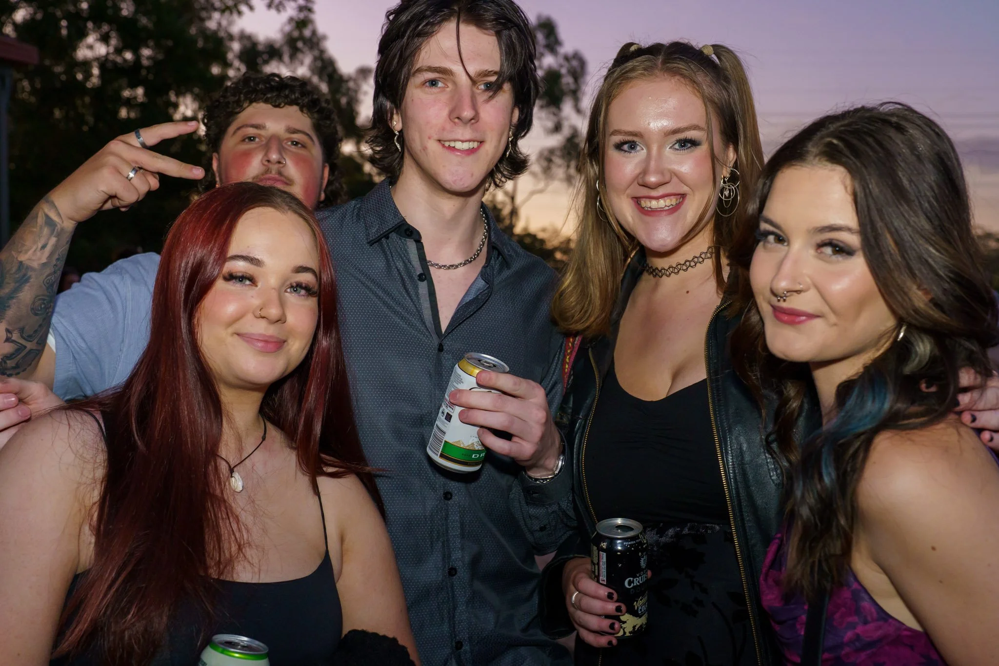 A balmy night, a beer and a stunning sunset...perfect!