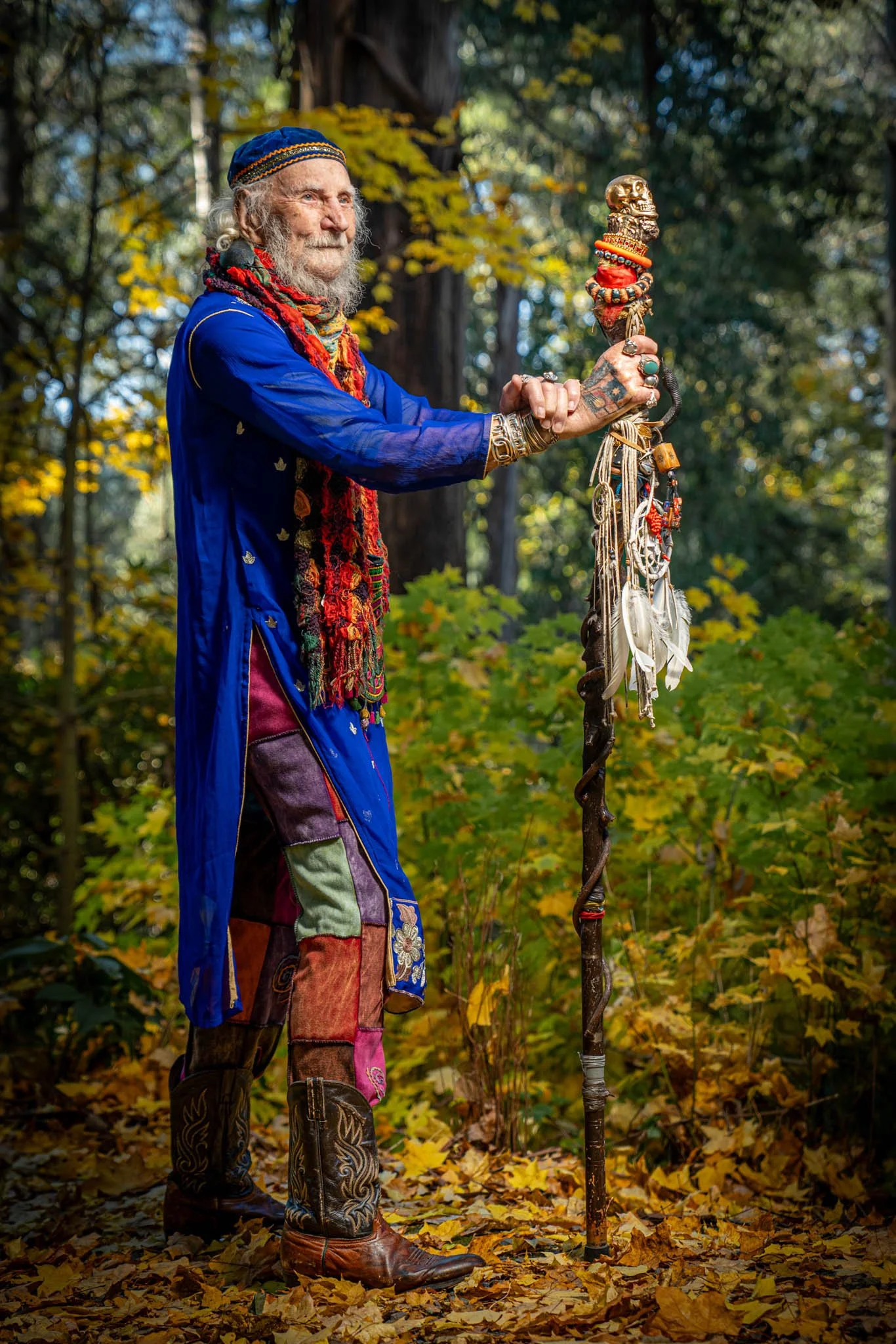  Autumn at the Alfred Nicholas Memorial gardens Dandenong Ranges. Baba Desi is 91 in this image. It could possible have been his last Autumn. As the leaves fade so does his vitality. I often found myself wishing l had met him earlier in his journey a
