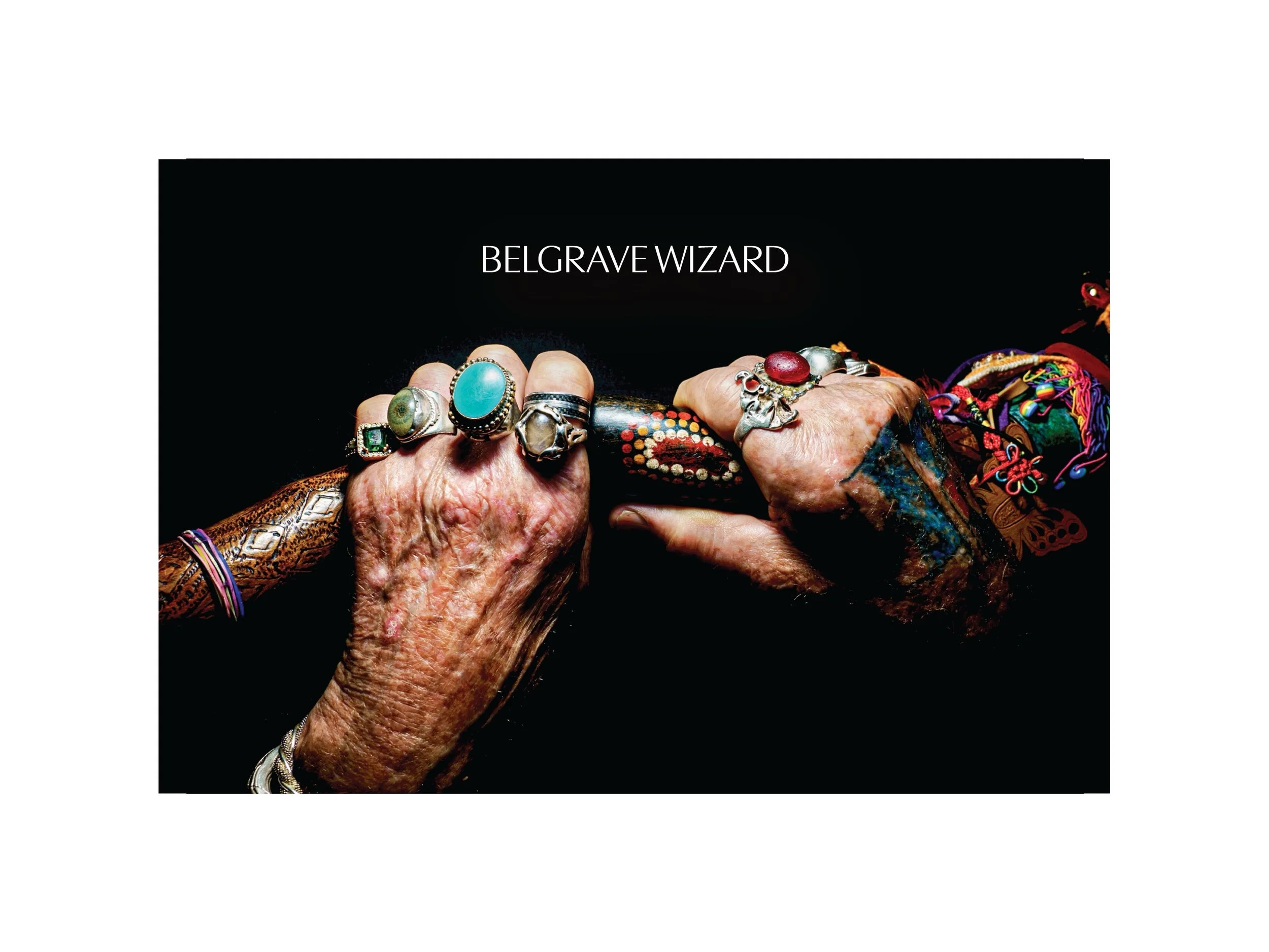 Retro Inspired Belgrave Wizard Postcard brought to you by The Baba Desi Story.