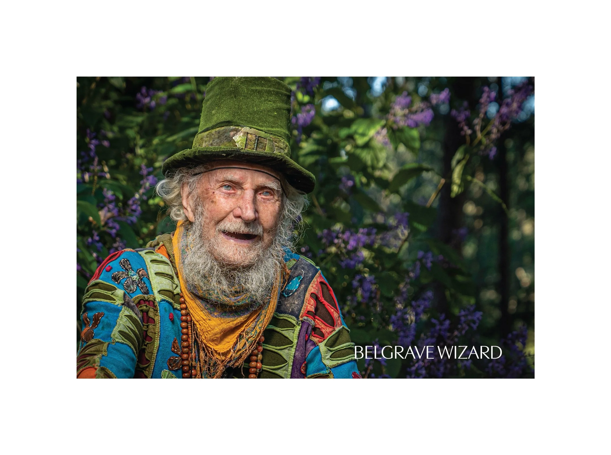 Retro Inspired Belgrave Wizard Postcard brought to you by The Baba Desi Story.