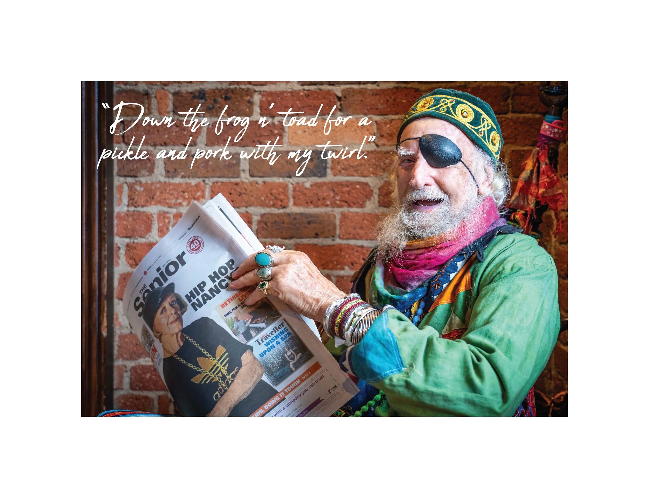 Retro Inspired Belgrave Wizard Postcard brought to you by The Baba Desi Story.