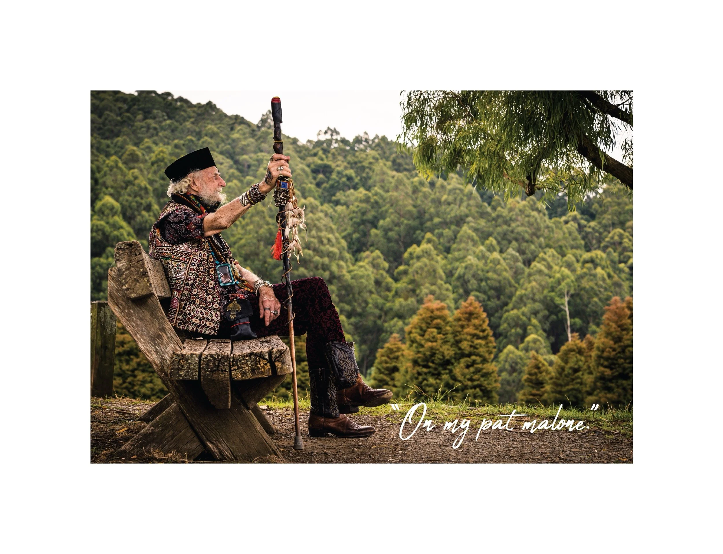 Retro Inspired Belgrave Wizard Postcard brought to you by The Baba Desi Story.