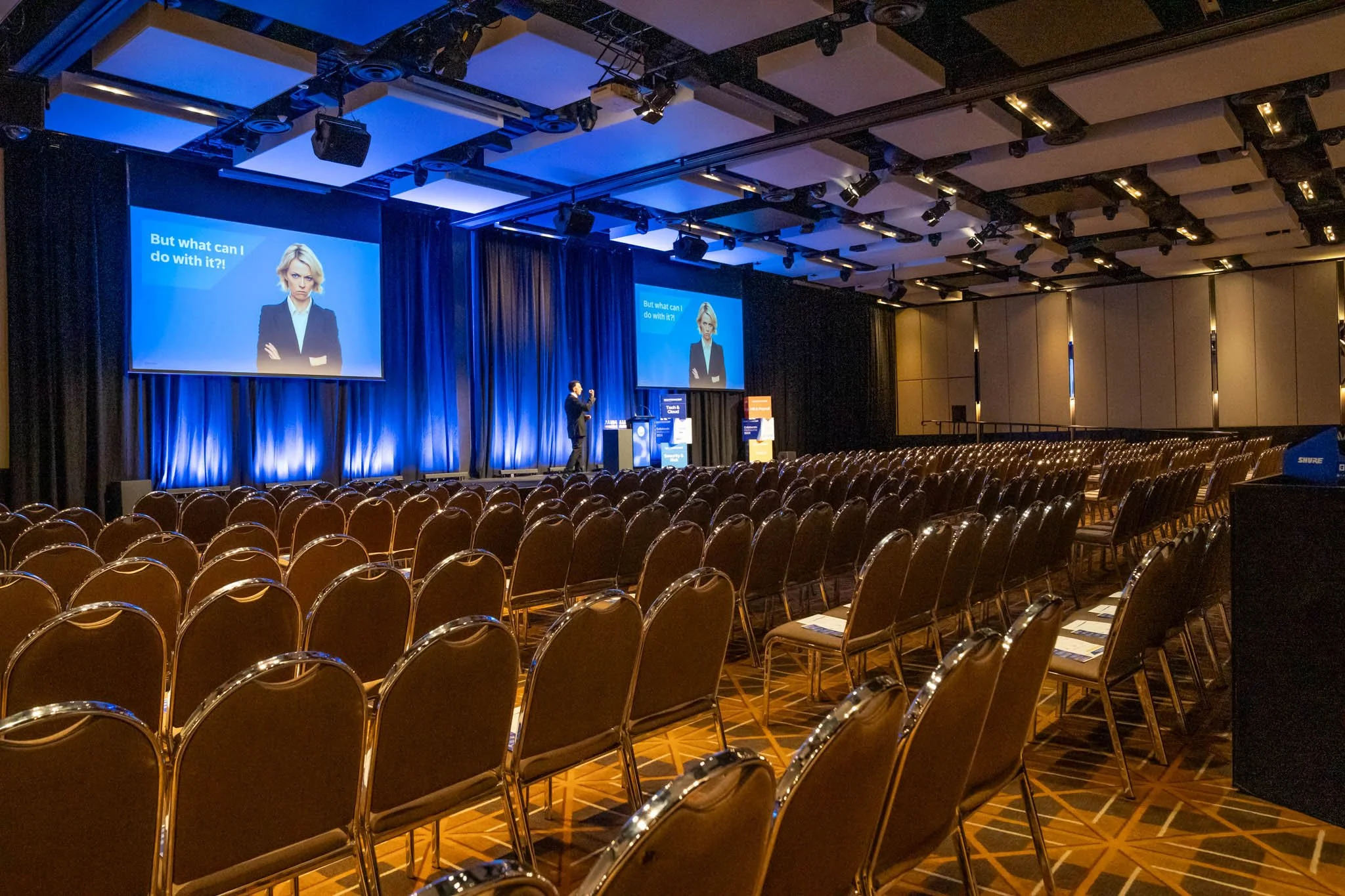 Mastering Sap speaker delivers welcoming address to members at Crown Promenade Melbourne 2024