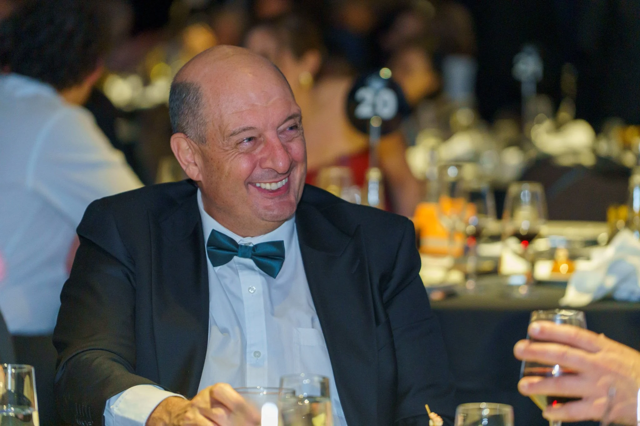 Corporate event attendee enjoying the night at Palladium Ballroom Crown melbourne
