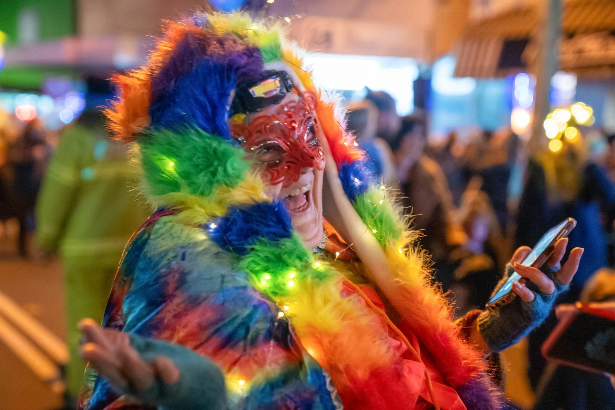 Letting their hair down 