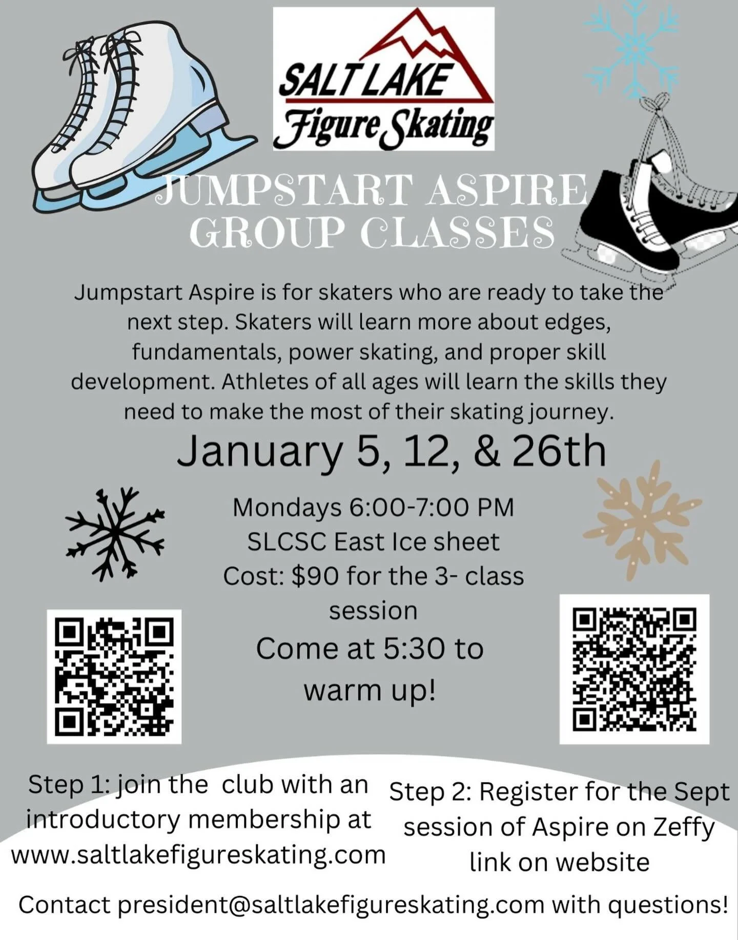 January Jumpstart group lessons start tomorrow! Sign up at: https://www.zeffy.com/en-US/ticketing/slfs-aspire-sessions-25&ndash;26