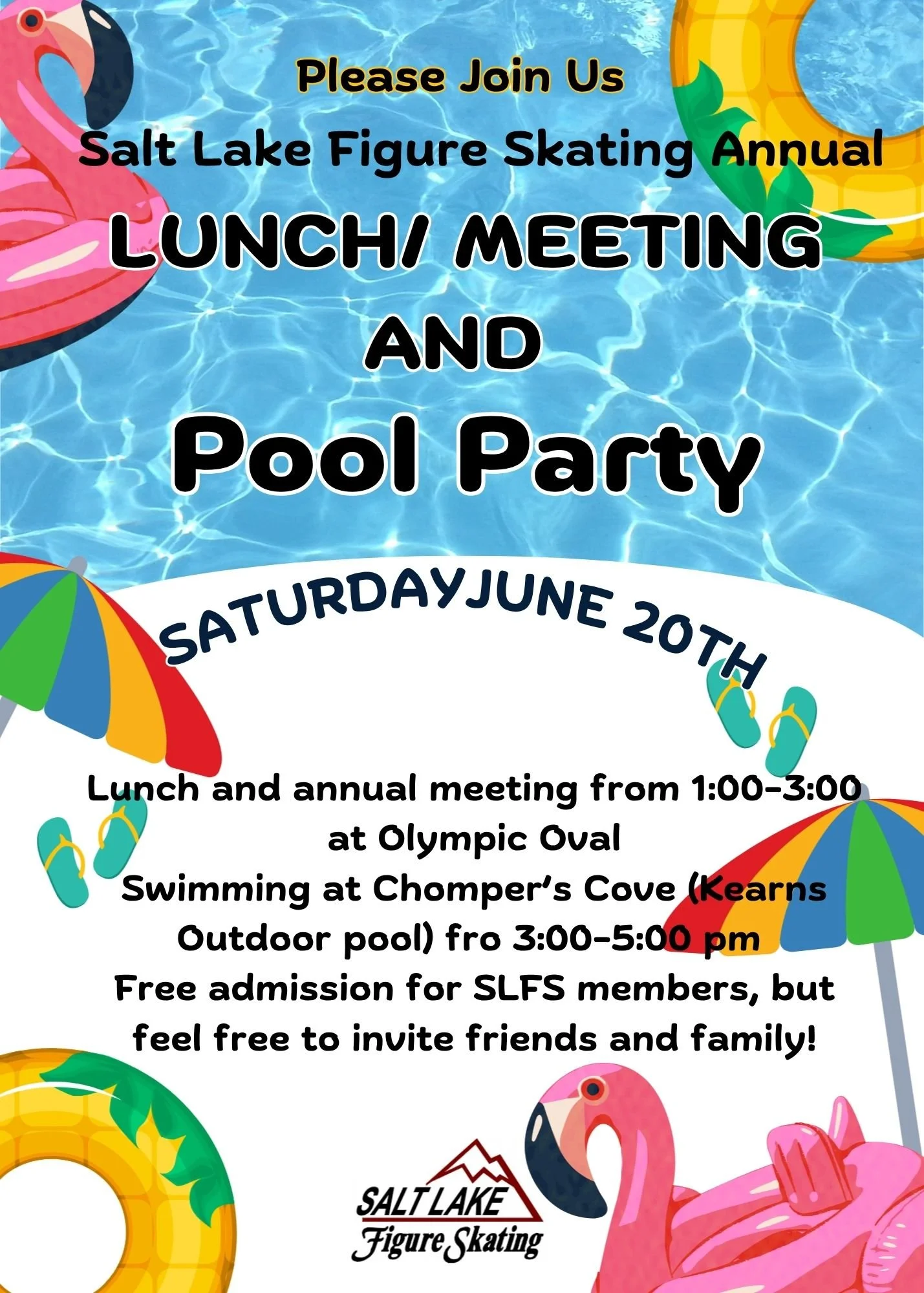 Annual SLFS Meeting/ Pool Party