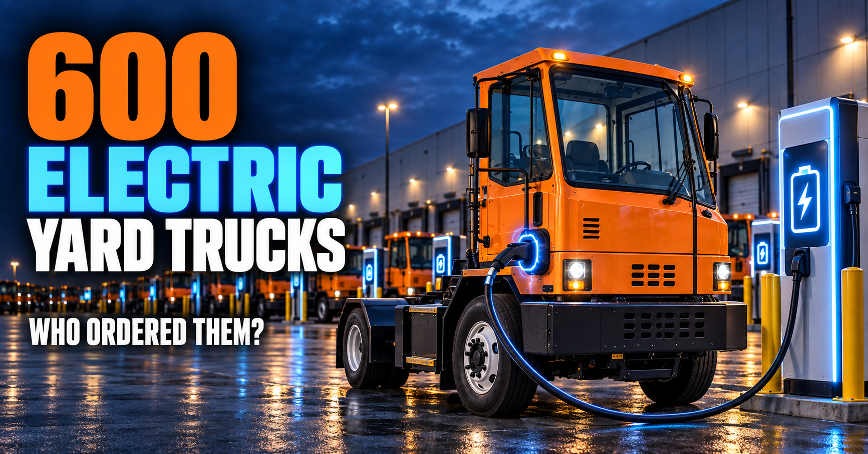 Who Ordered 600 Orange EV Yard Trucks—and Does the Claim Add Up?