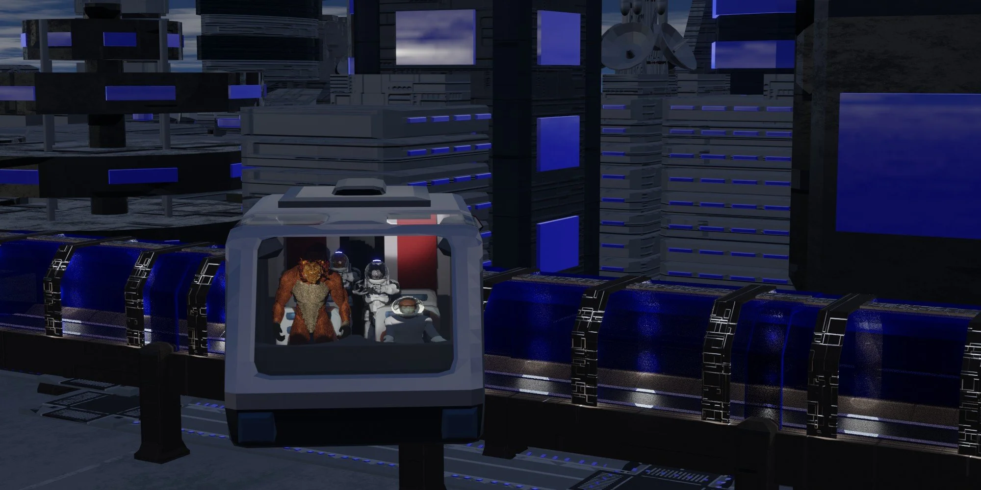 Starport tram and some token work