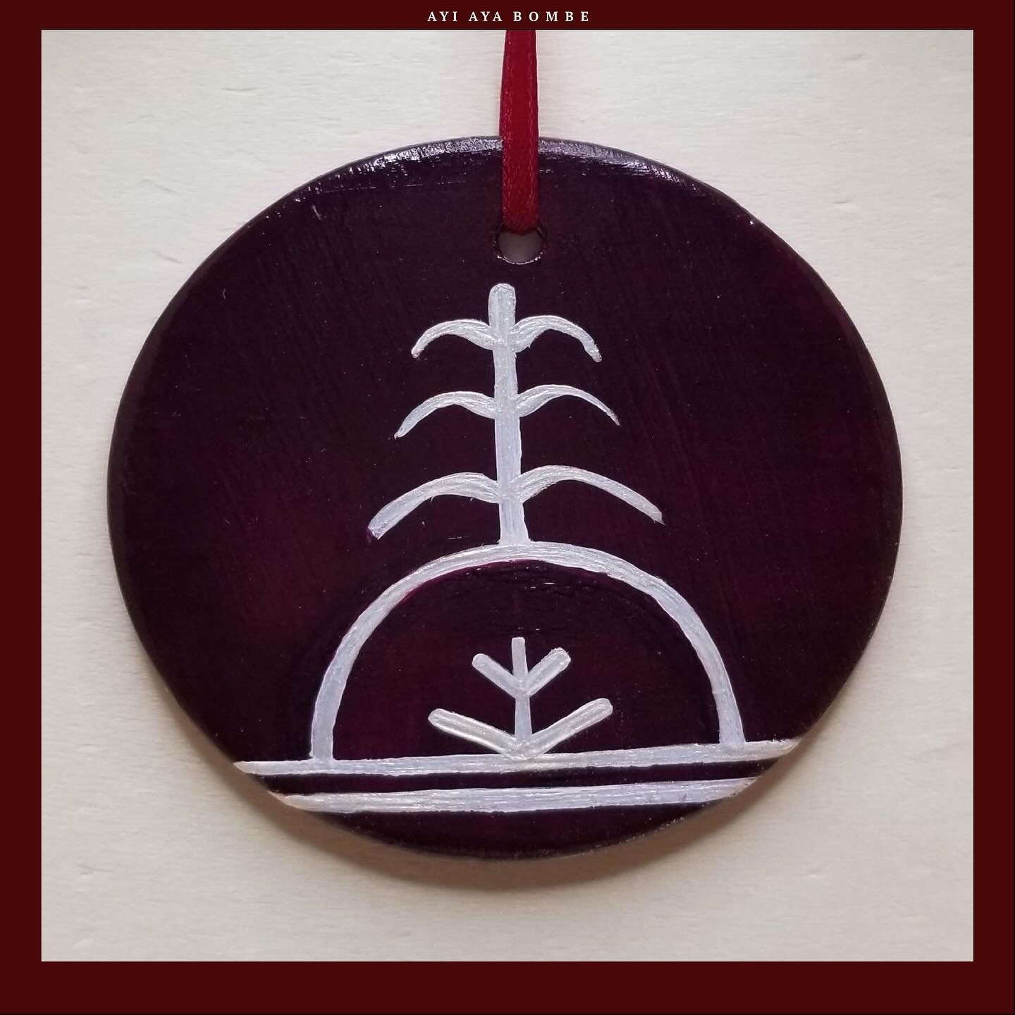 Haudenosaunee Creation ornaments by S. Hill. 
About 3 in x 3 in, made with acrylic and satin varnish. Priced at $30! Message if interested! 

S. Hill is a Turtle Clan, Kanien&rsquo;keh&aacute;:ka and mixed-euro Romani.
View the rest of their work at 