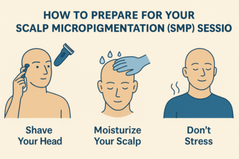 Top Tips to Get Ready for Your Scalp Micropigmentation Session