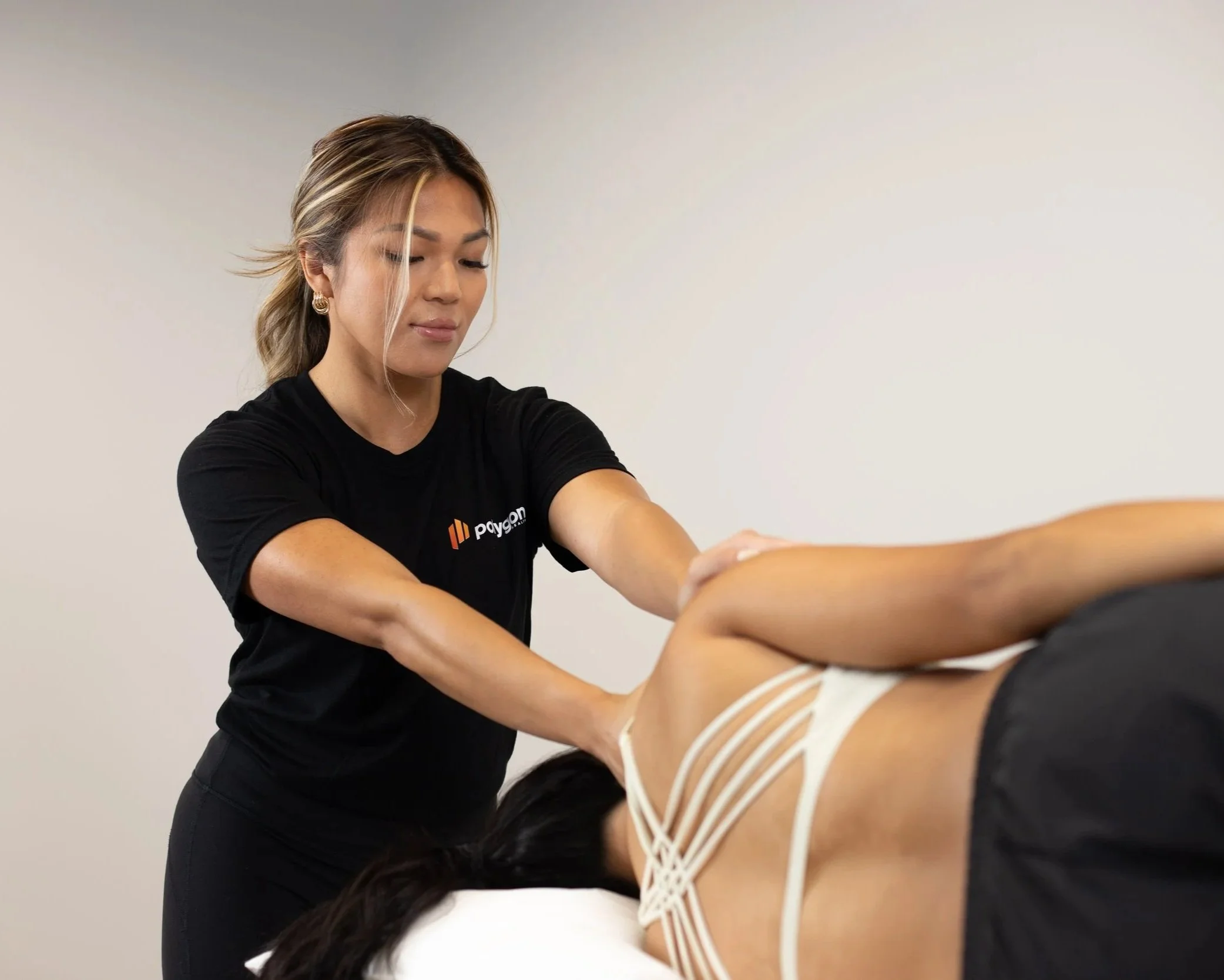 Our registered massage therapists at Polygon Health in Burnaby offer deep tissue, sports, and relaxation massage to relieve tension and support your recovery.   