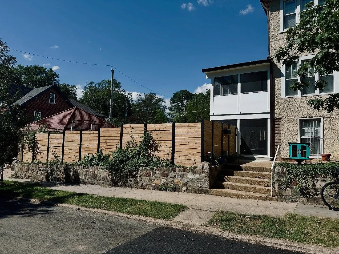 Just completed this cozy covered porch in DC 🏡✨ Blending function, form, and a breath of fresh air. #ArchitectLife #porchrenovation #dcnw #WashingtonDC 🛠️📐🌿