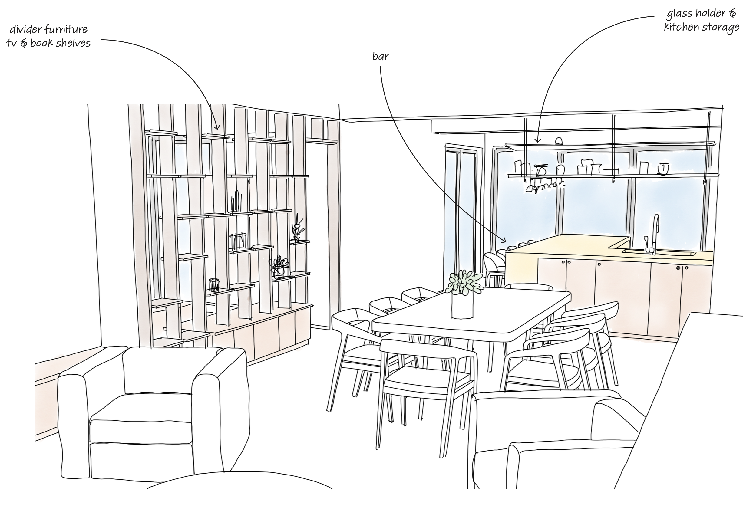 A convivial living space