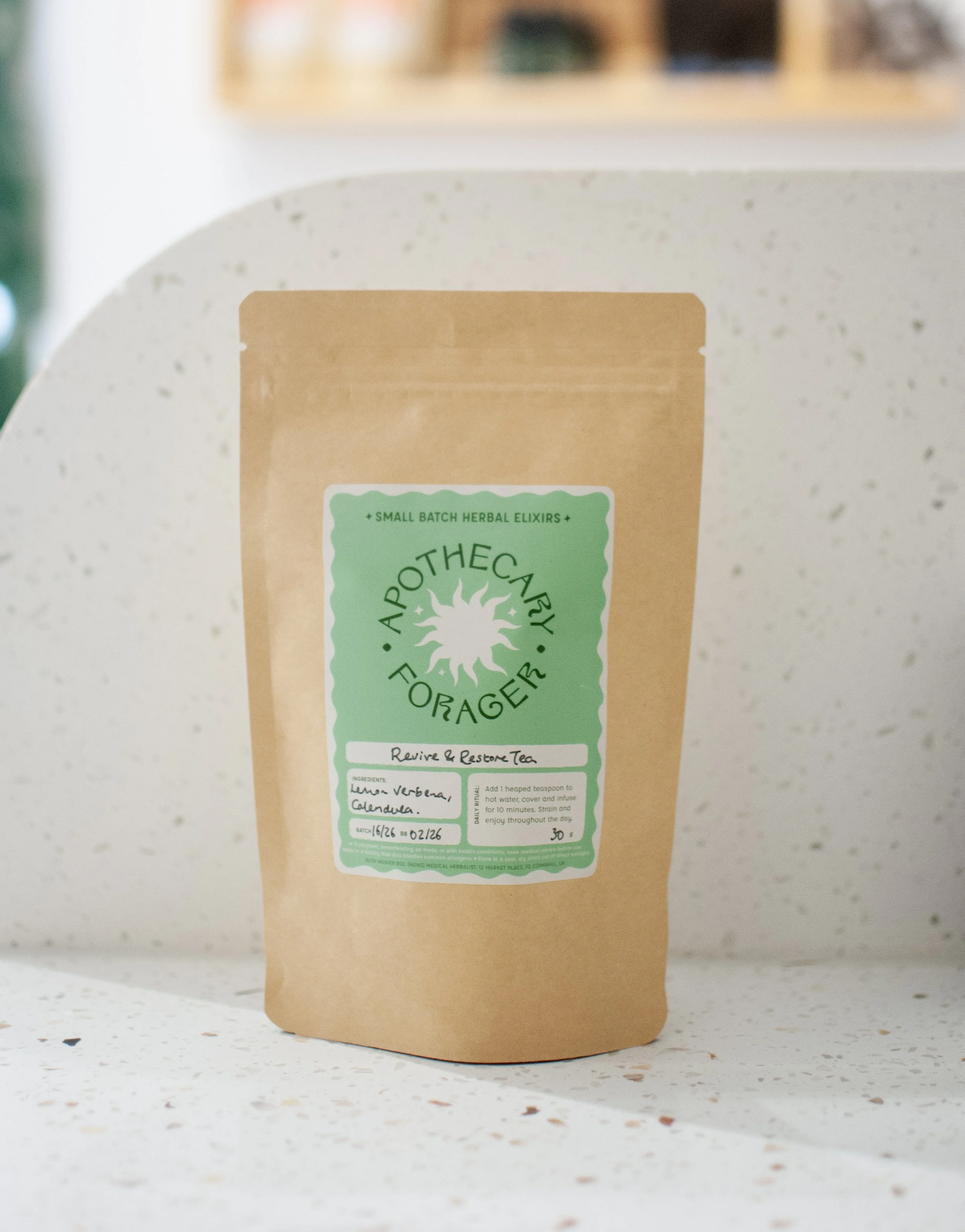Tea Rivevi Revive and Restore Tea Blend (organic) 30g — Apothecary Forager