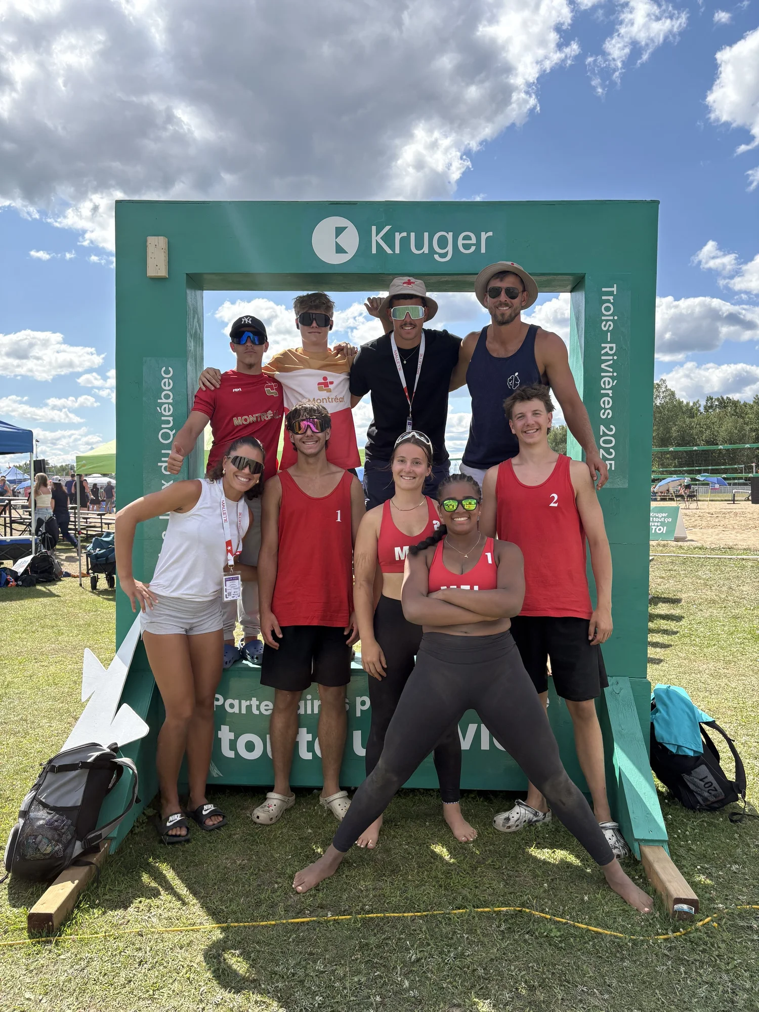 L'équipe BVM à un tournoi