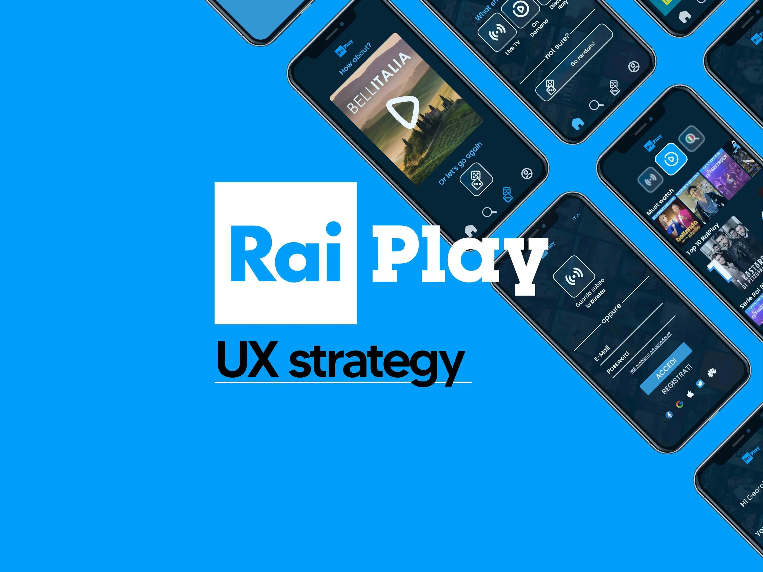 Rai Play - UX strategy