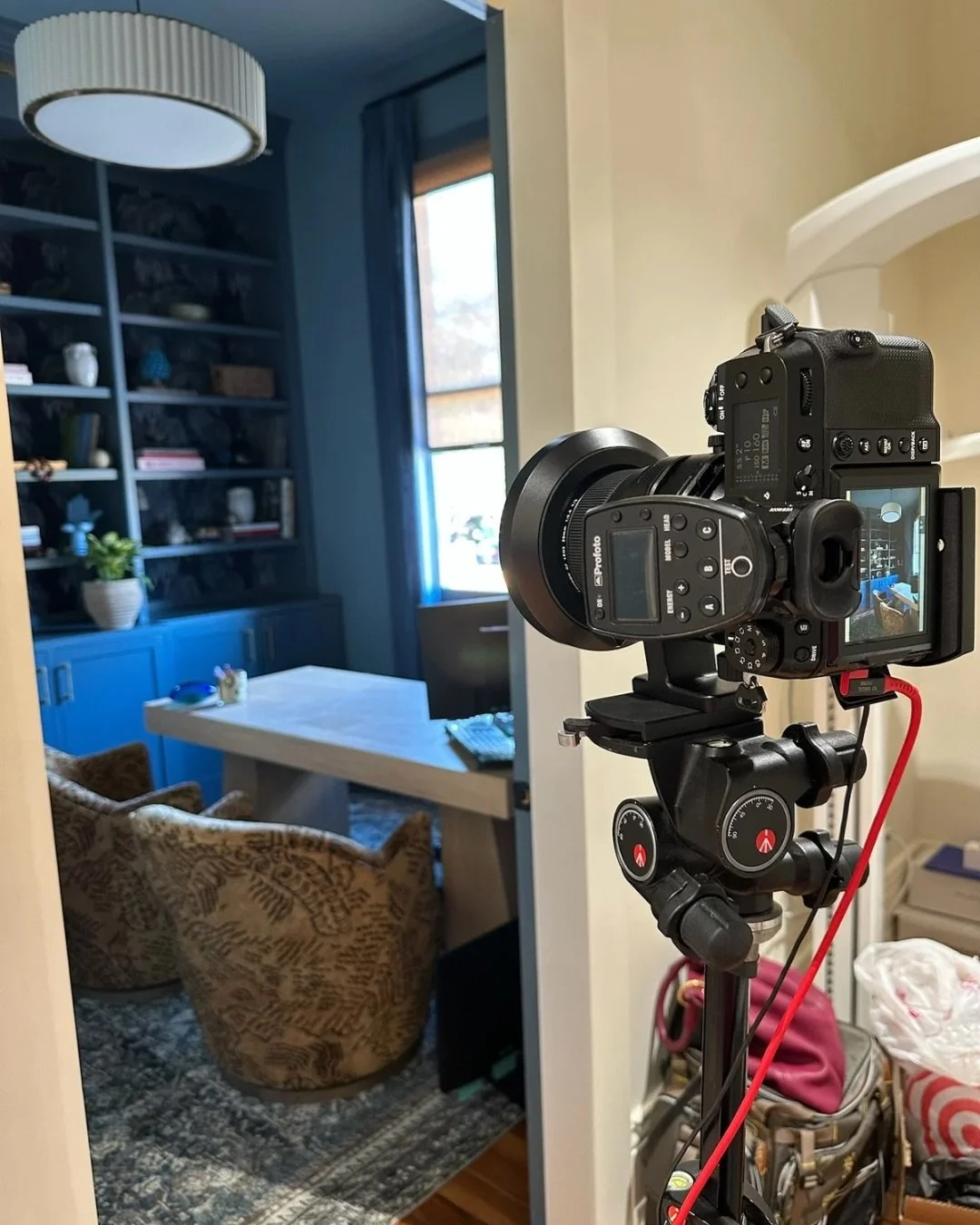 Just another day at the office with
@hattiesparks - a little BTS at her newest
project @petitekrewe 📸 Swipe to see the after
of the cutest pediatric dentist office around!