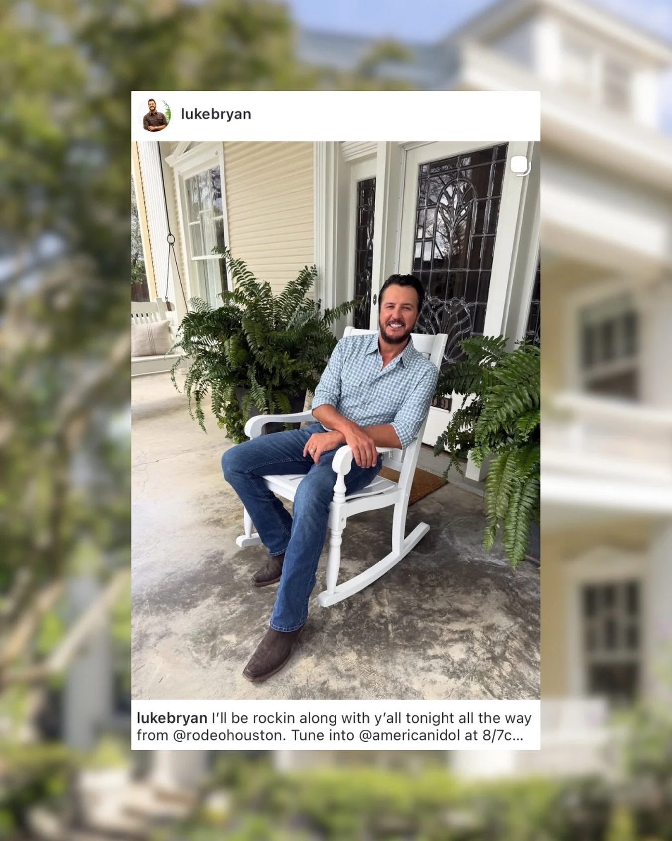 We&rsquo;d recognize those rockers anywhere 😉 

Love seeing @lukebryan rocking at @themarlene_htx!