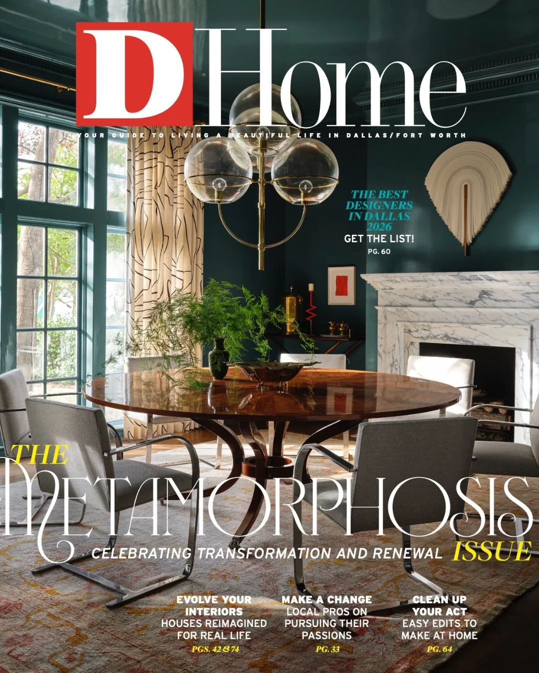 COVER GIRL! 📸 OVER THE MOON to see our girl, @karaadaminteriors on the cover of @dhome this spring!! We have loved the journey to get Kara&rsquo;s personal home featured by such a beloved hometown title - and are so thankful to @jessica.j.otte and @